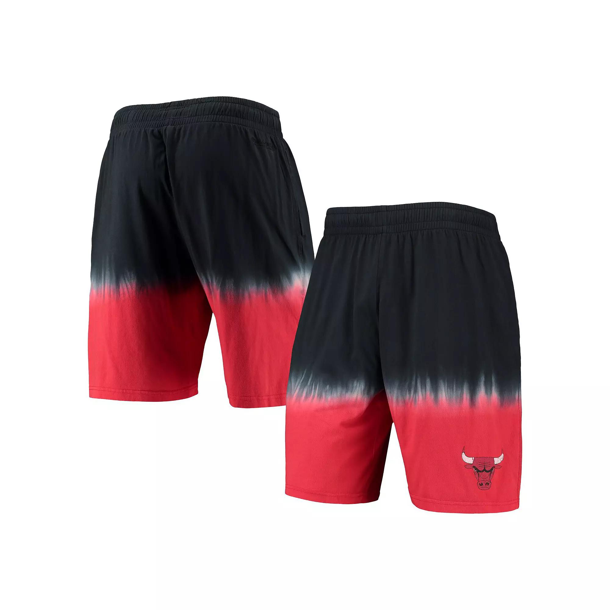 Men's Mitchell & Ness Black/Red Chicago Bulls Hardwood Classic Authentic Shorts, Size: Small Product Image