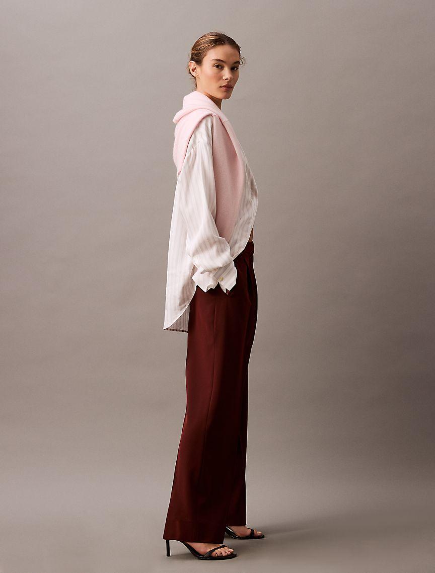 Soft Crepe Pleated Trouser Product Image