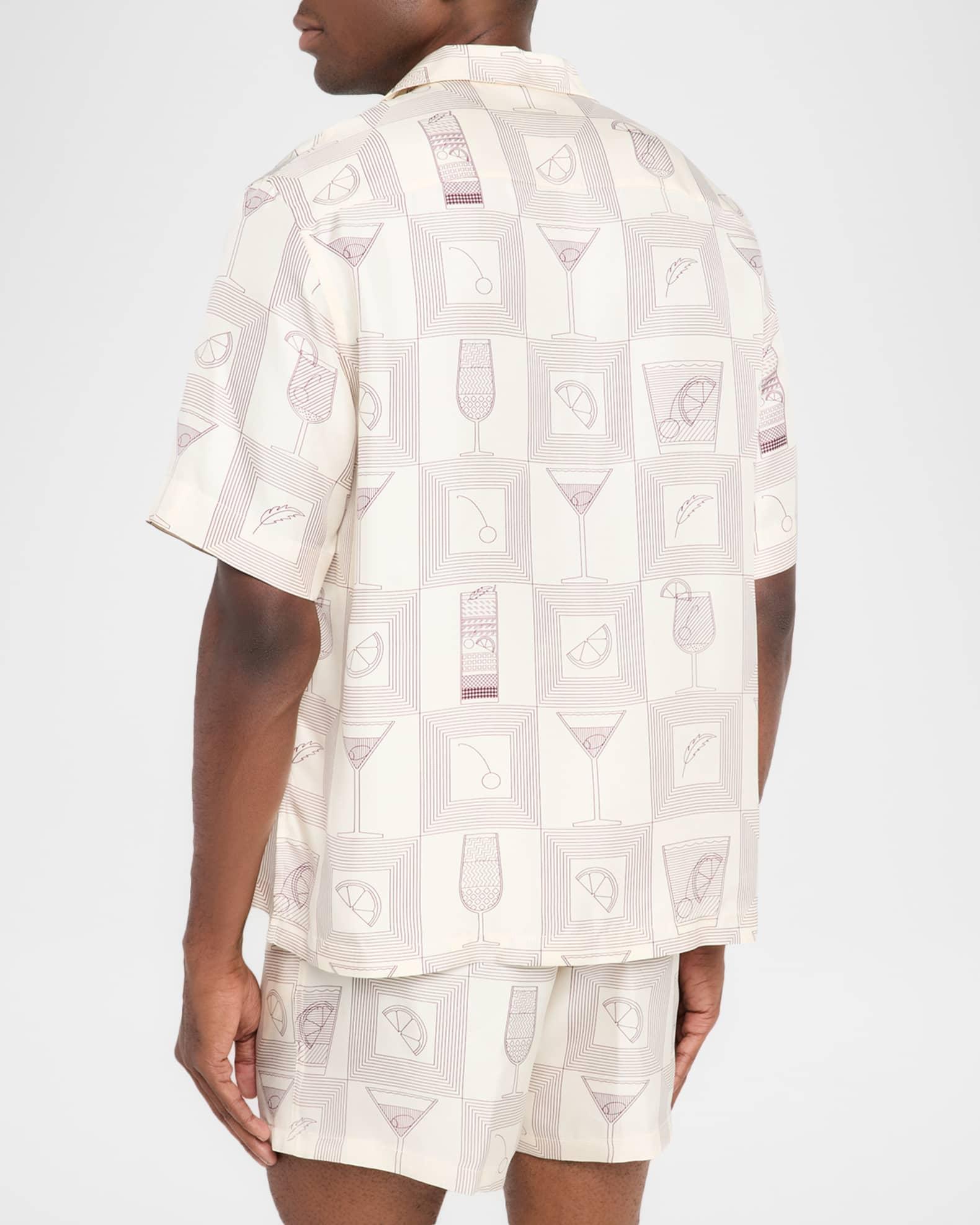 Men's Federico Twill Short-Sleeve Shirt Product Image
