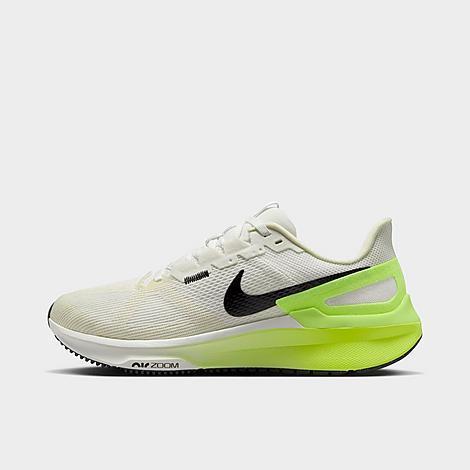 Nike Womens Nike Zoom Structure 25 - Womens Running Shoes Summit White/Black Volt/Coconut Milk Product Image