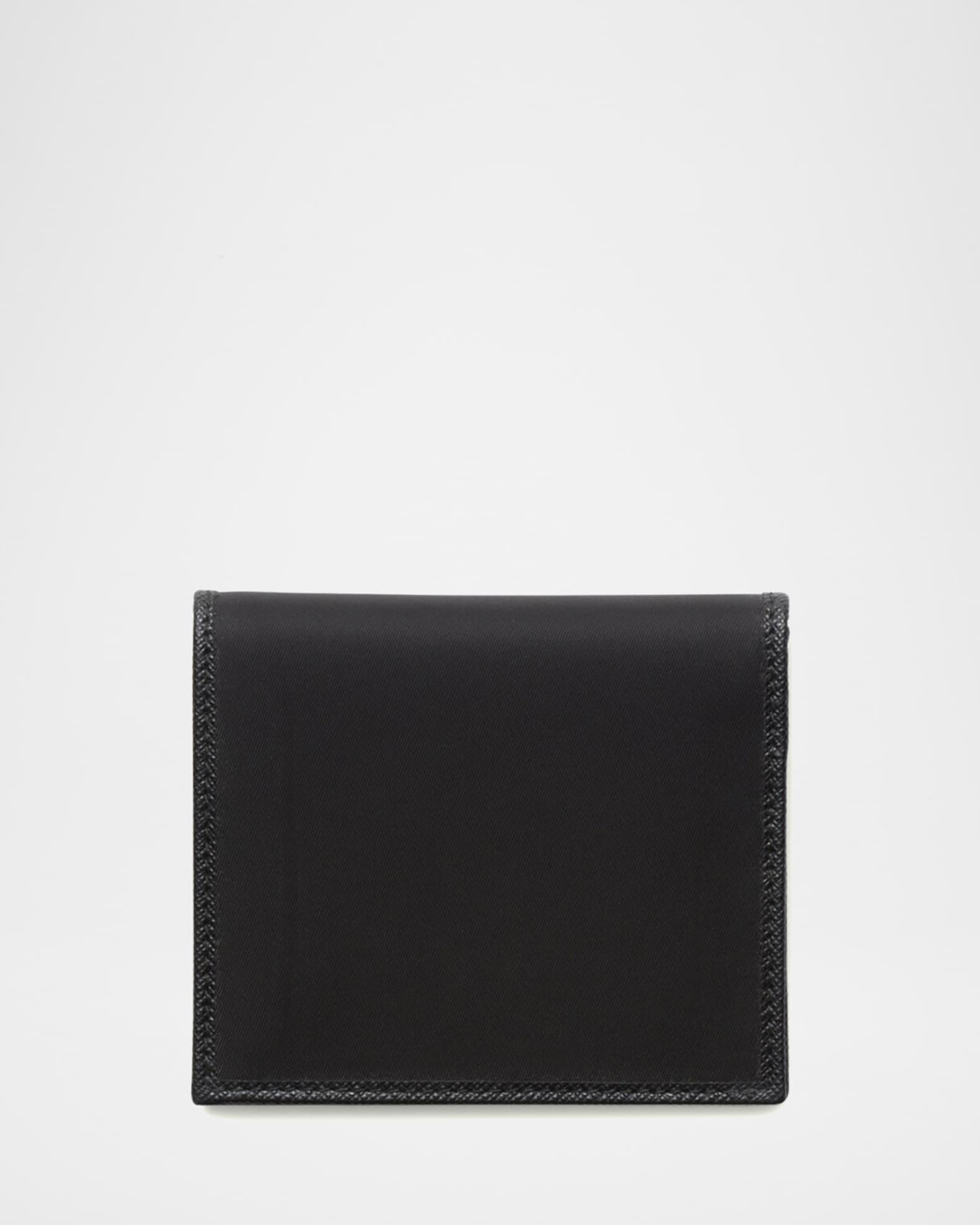 Men's Nylon and Saffiano Bifold Wallet Product Image