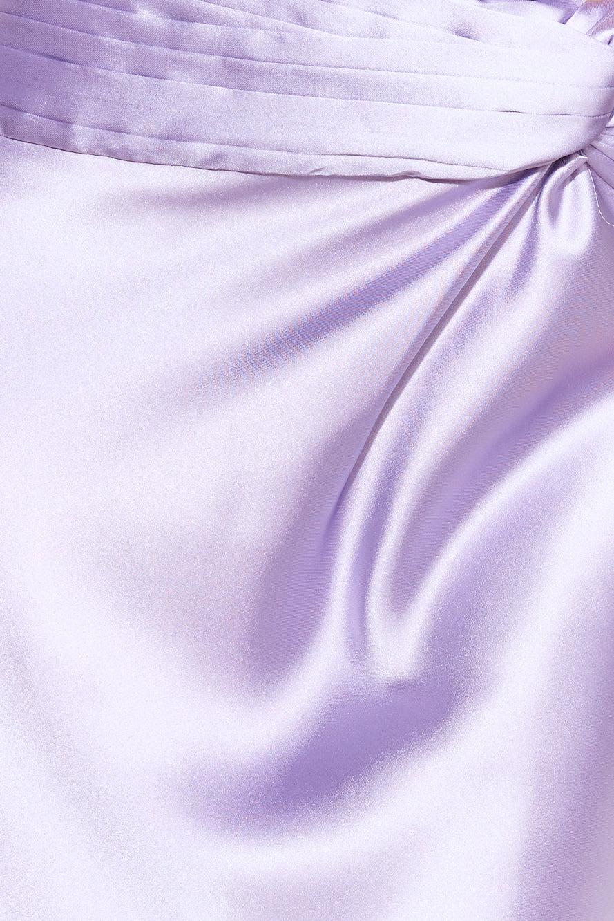 VIPs Accepted Satin Crop Top Lilac Product Image