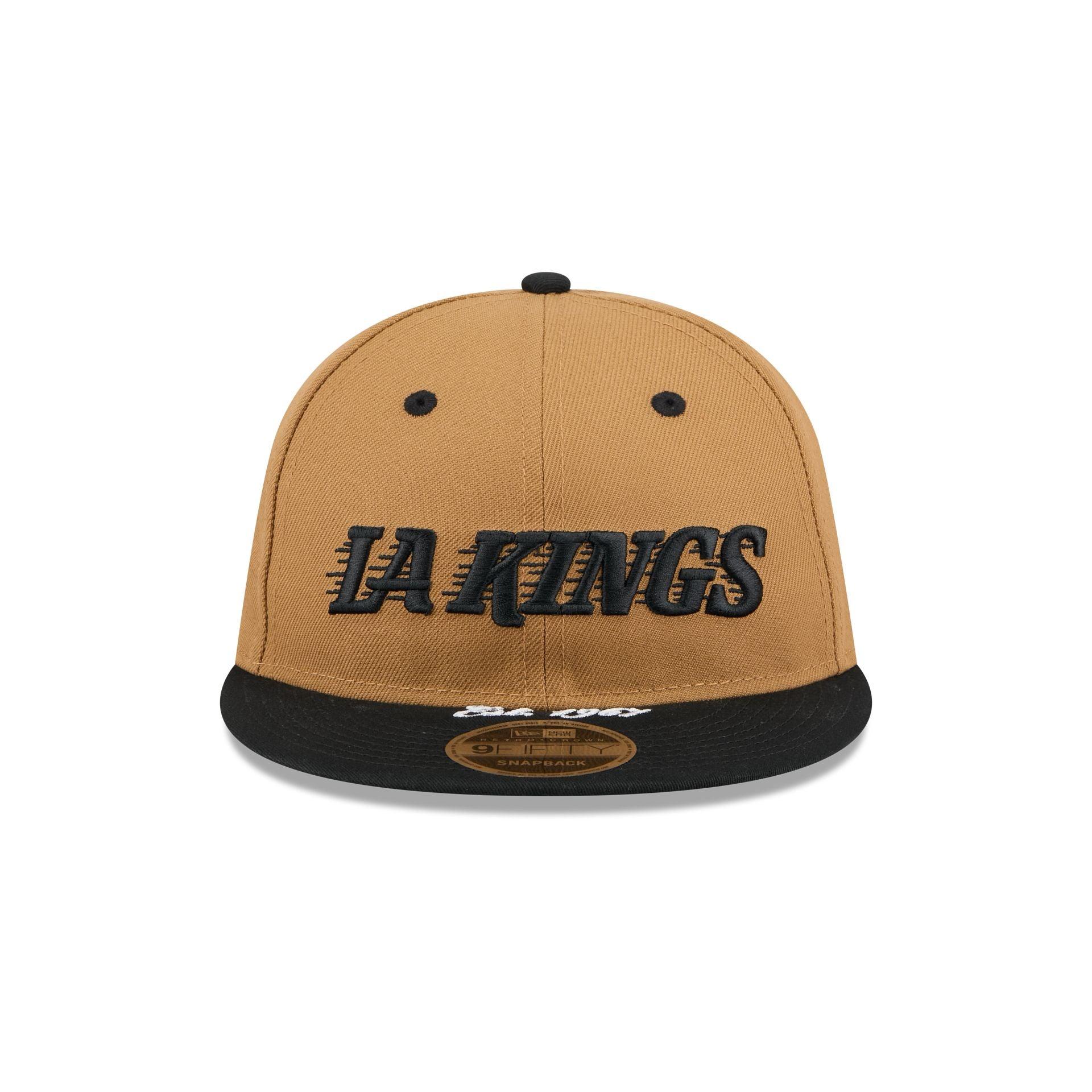 Los Angeles Kings Wheat Retro Crown 9FIFTY Snapback Hat Male Product Image