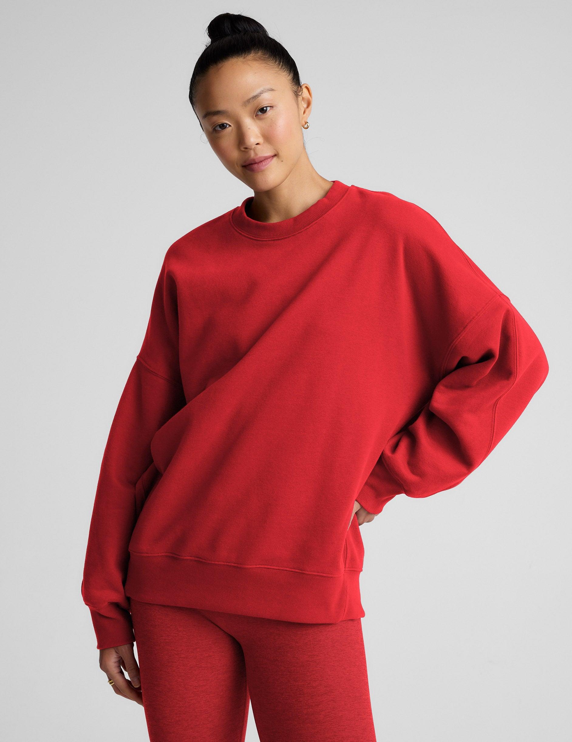 LuxeFleece Oversized Sweatshirt Product Image