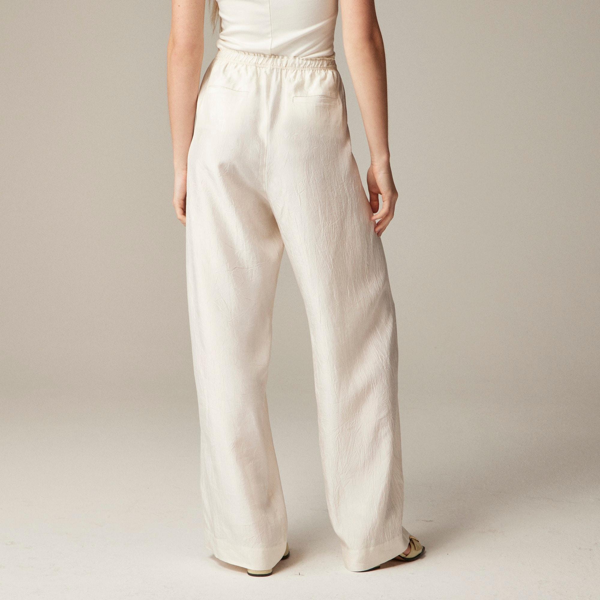 Stratus pant in textured satin Product Image