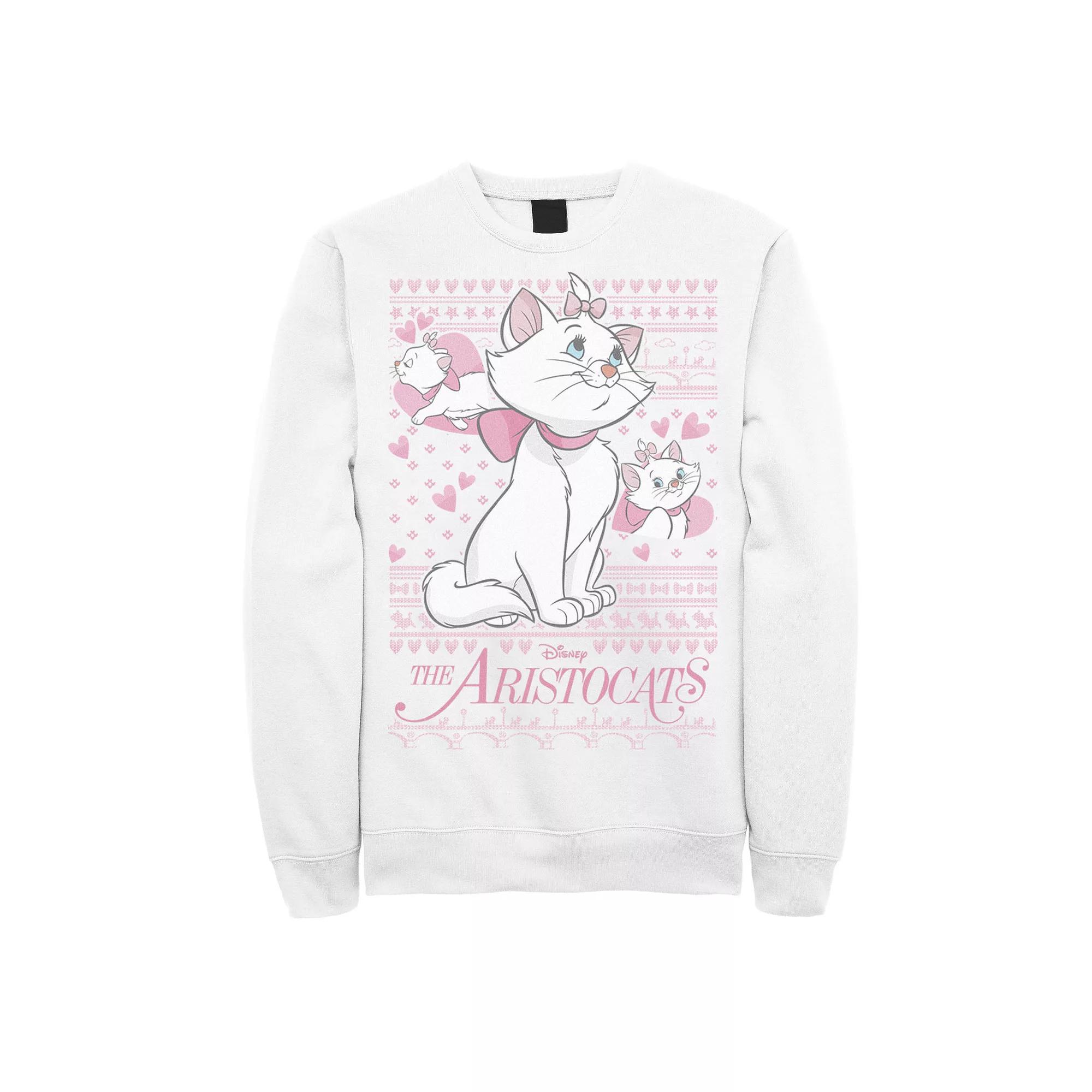 Disney's The Aristocats Marie Men's Christmas Ugly Sweater Sweatshirt,  Product Image