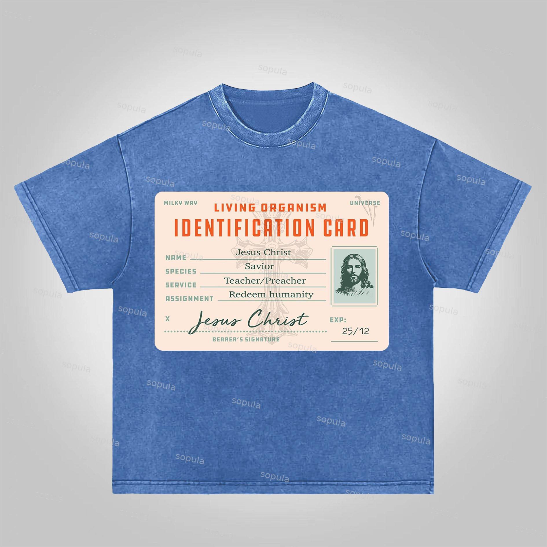 Sopula Don't Keep Jesus To Yourself Graphic Acid Washed T-shirt Product Image