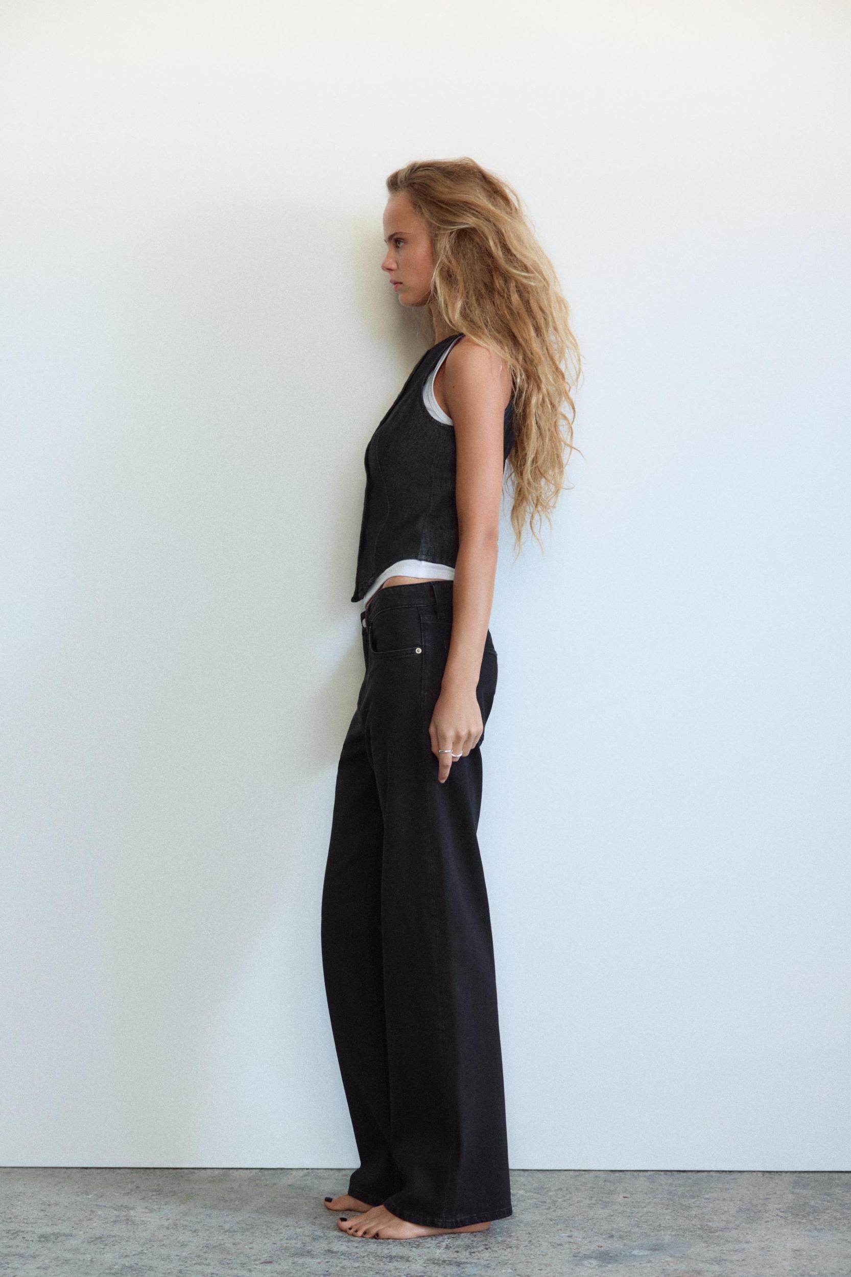 SLOUCHY TRF JEANS WITH A MID WAIST Product Image