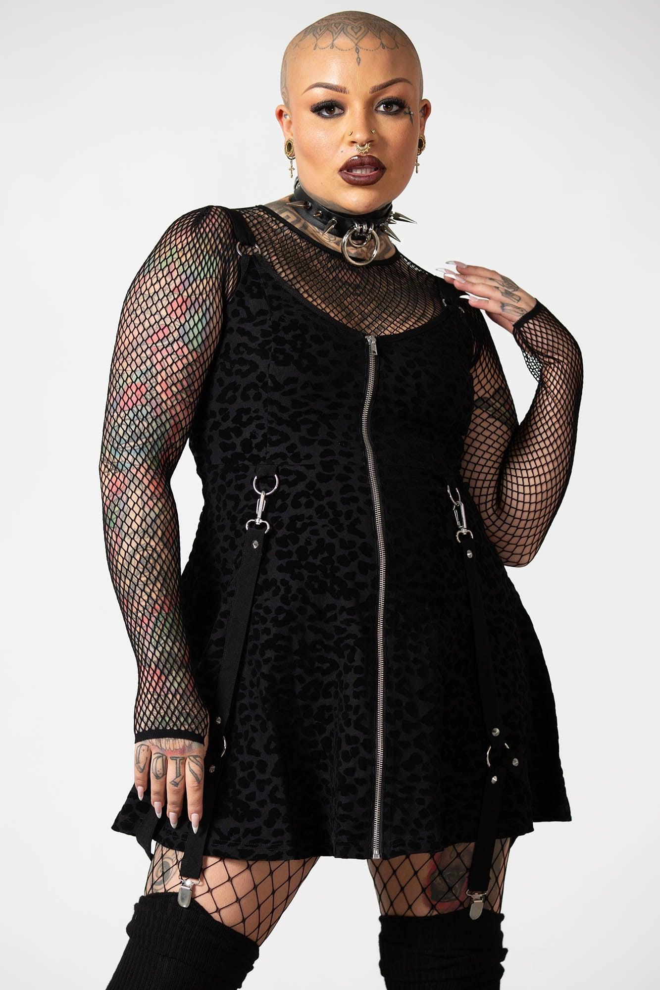 Feelin Purrty Skater Dress - Resurrect Female Product Image