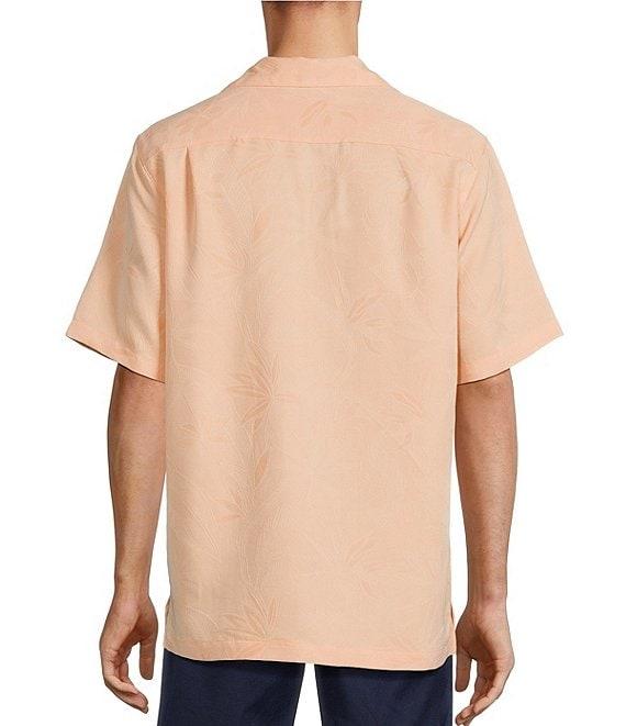 Caribbean Bird of Paradise Textured Short Sleeve Woven Shirt Product Image