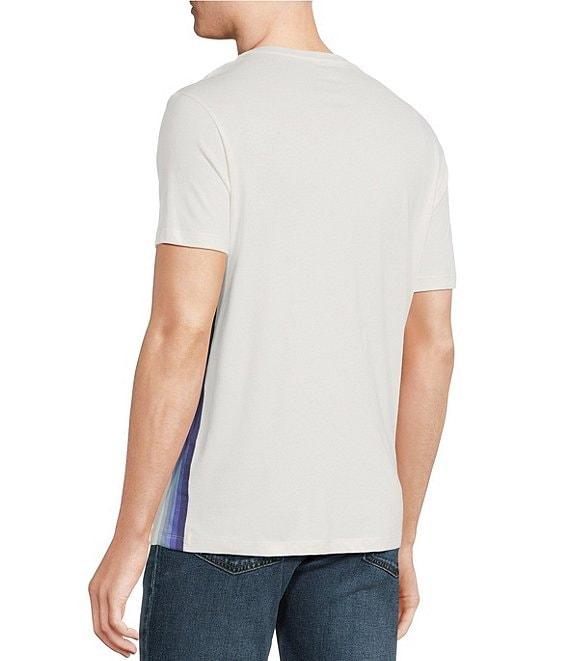 Cremieux Premium Denim Side Stripe Detail Short Sleeve T-Shirt Product Image
