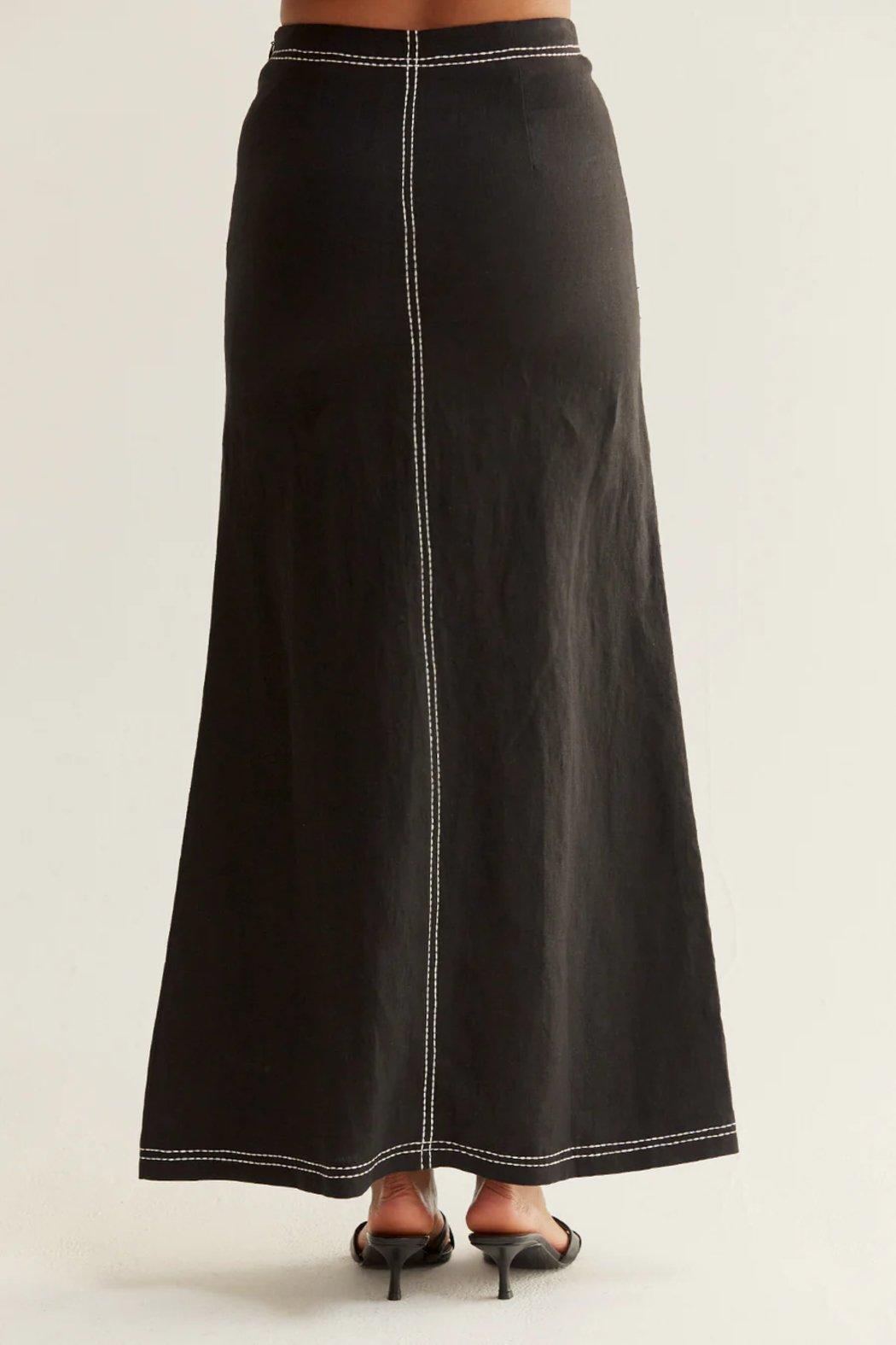 Kenzy Linen Maxi Skirt Product Image