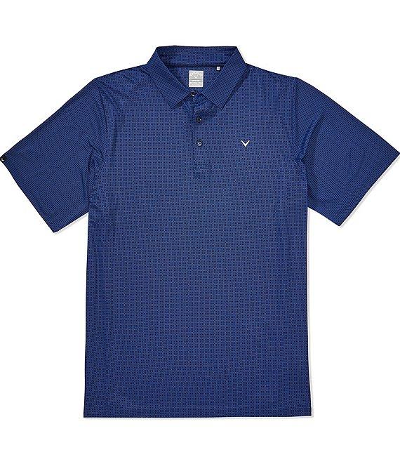 Callaway Big & Tall Chevron Foulard Print Short Sleeve Golf Polo Shirt Product Image