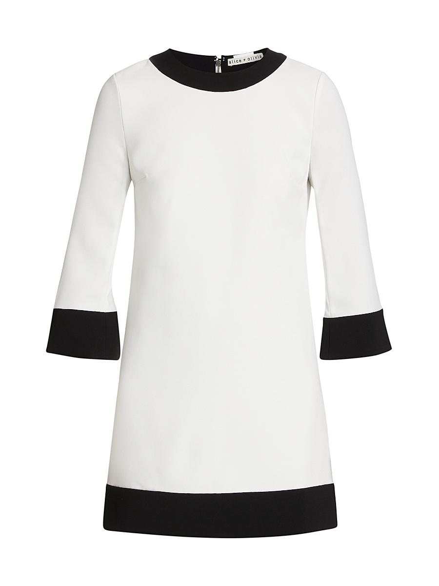Womens Eleonora Two-Tone Minidress Product Image