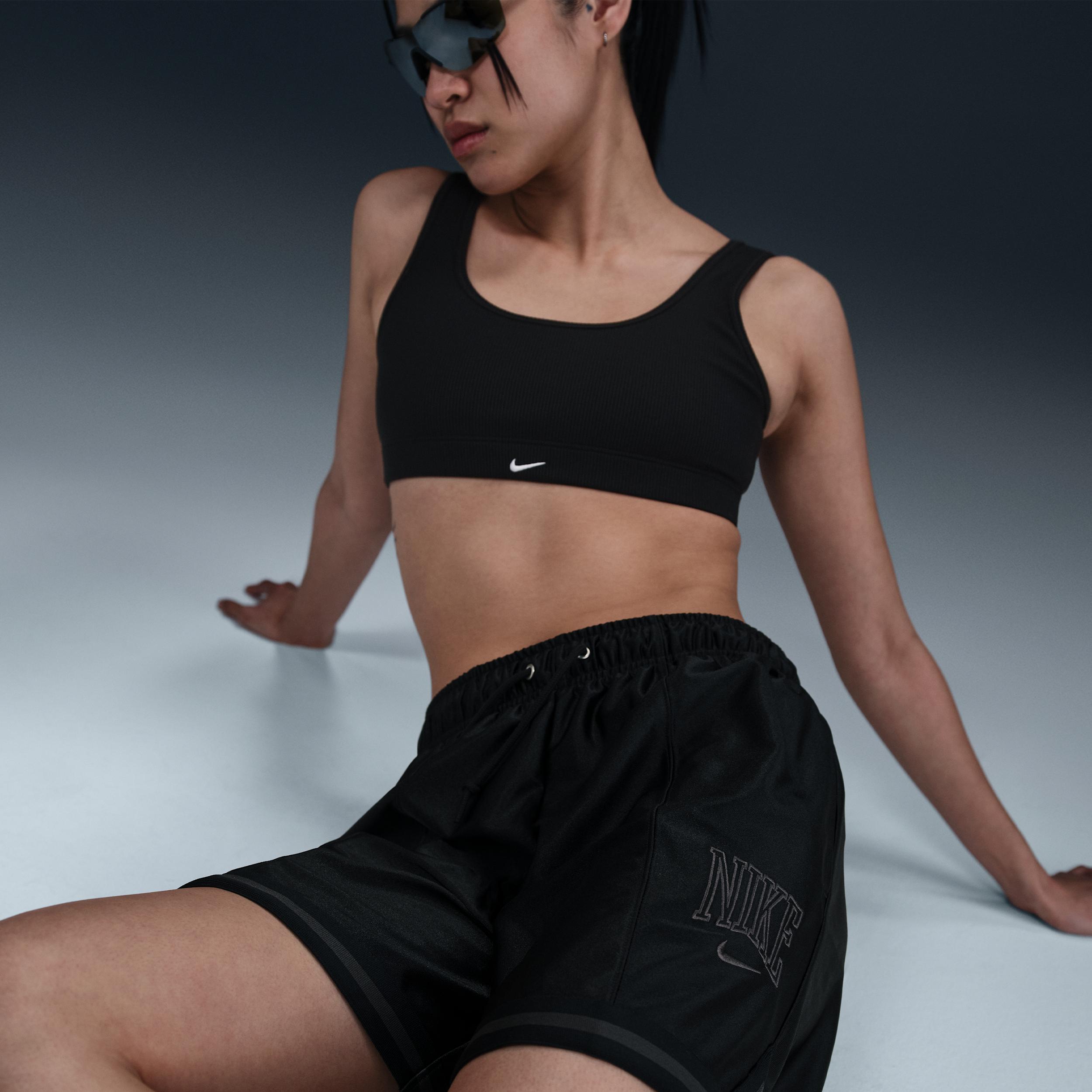 Womens Nike Sportswear Loose Mid-Rise Graphic Shorts | HJ0163-133 Product Image