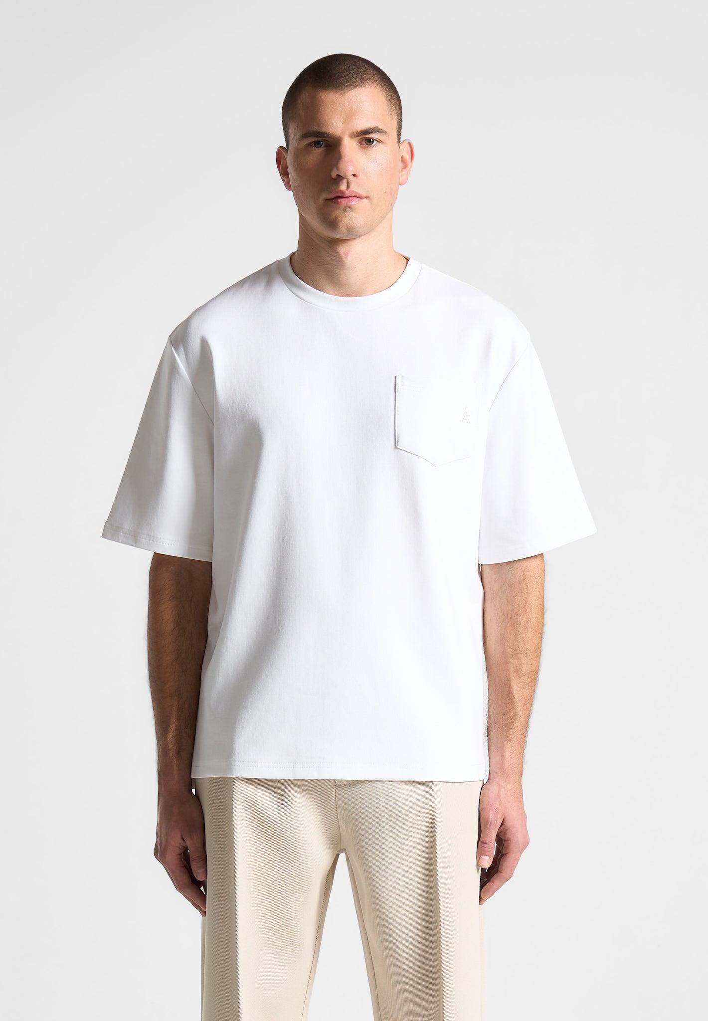 Antoine - Relaxed Fit T-Shirt - White Male Product Image