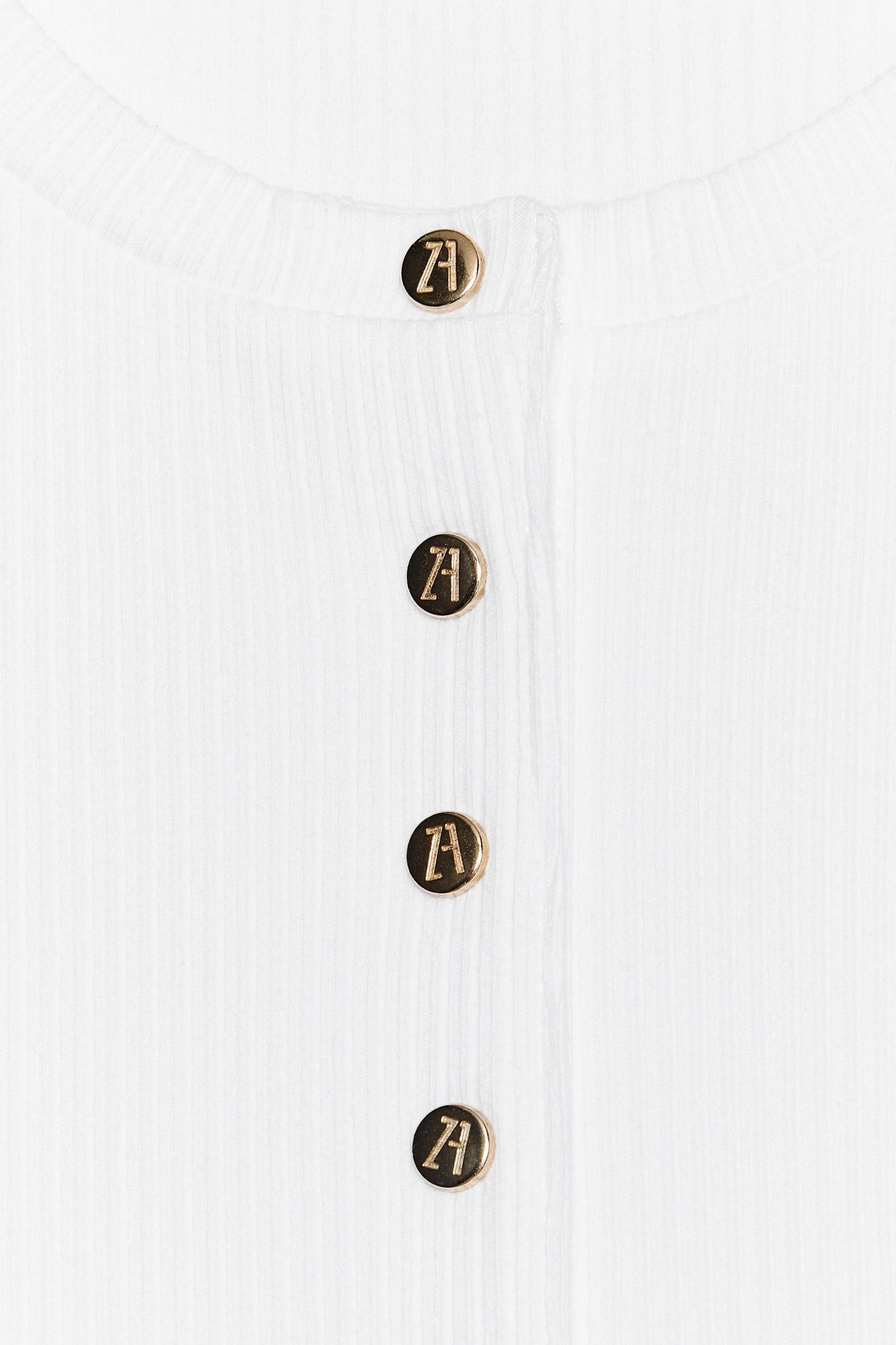 RIBBED BUTTON BODYSUIT Product Image