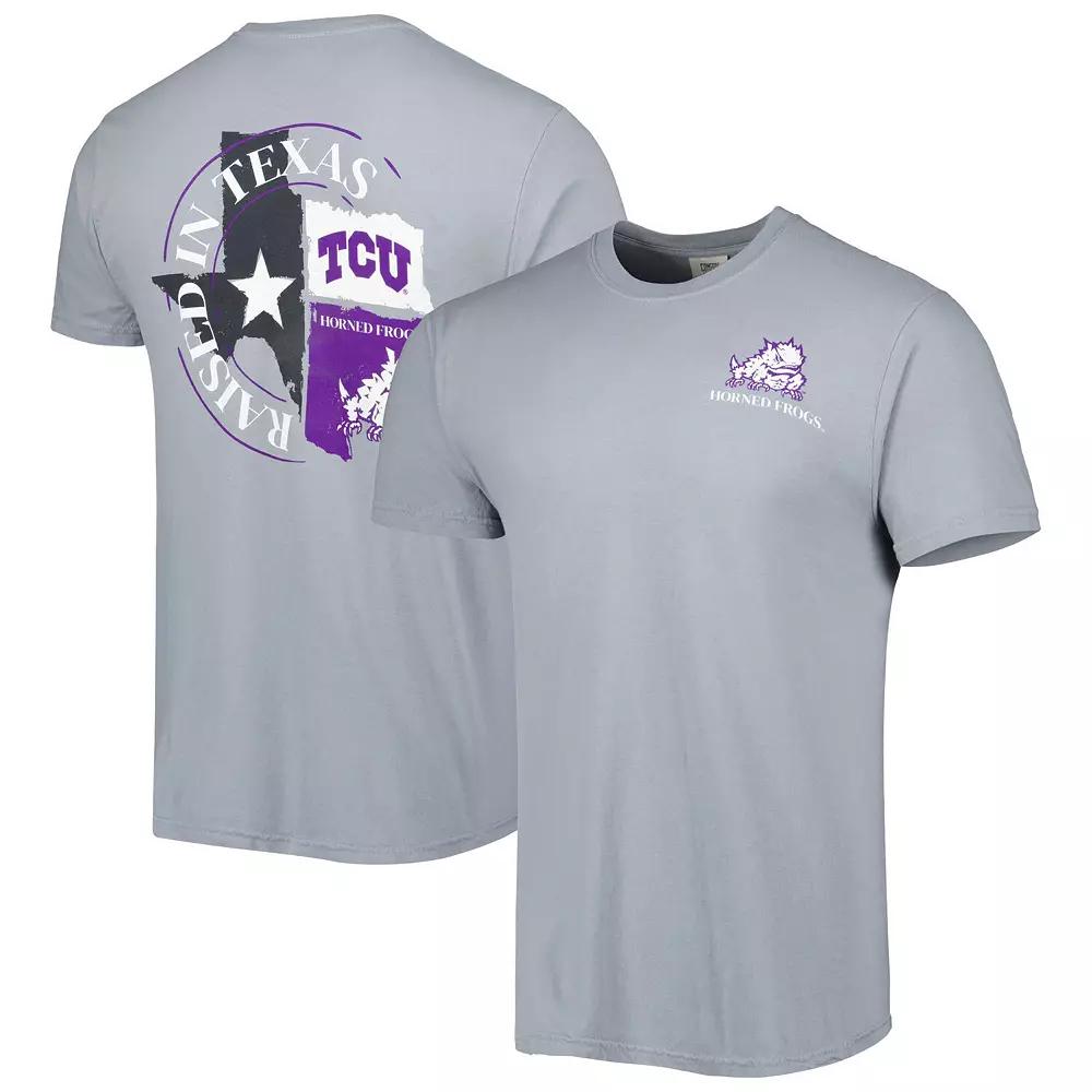 Men's Gray TCU Horned Frogs Hyperlocal T-Shirt,  Product Image