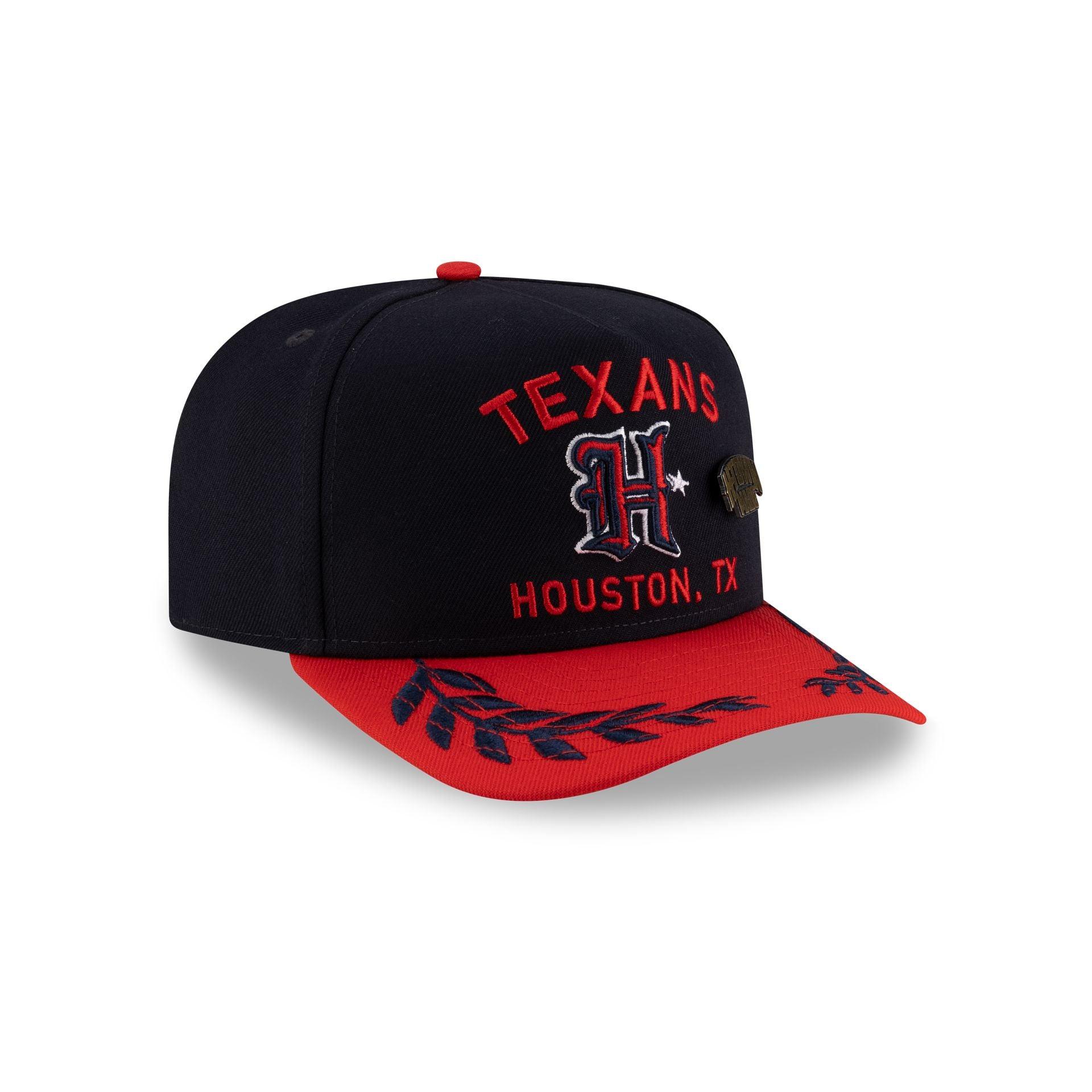 Houston Texans 2025 Draft Black 59FIFTY A-Frame Fitted Hat Male Product Image
