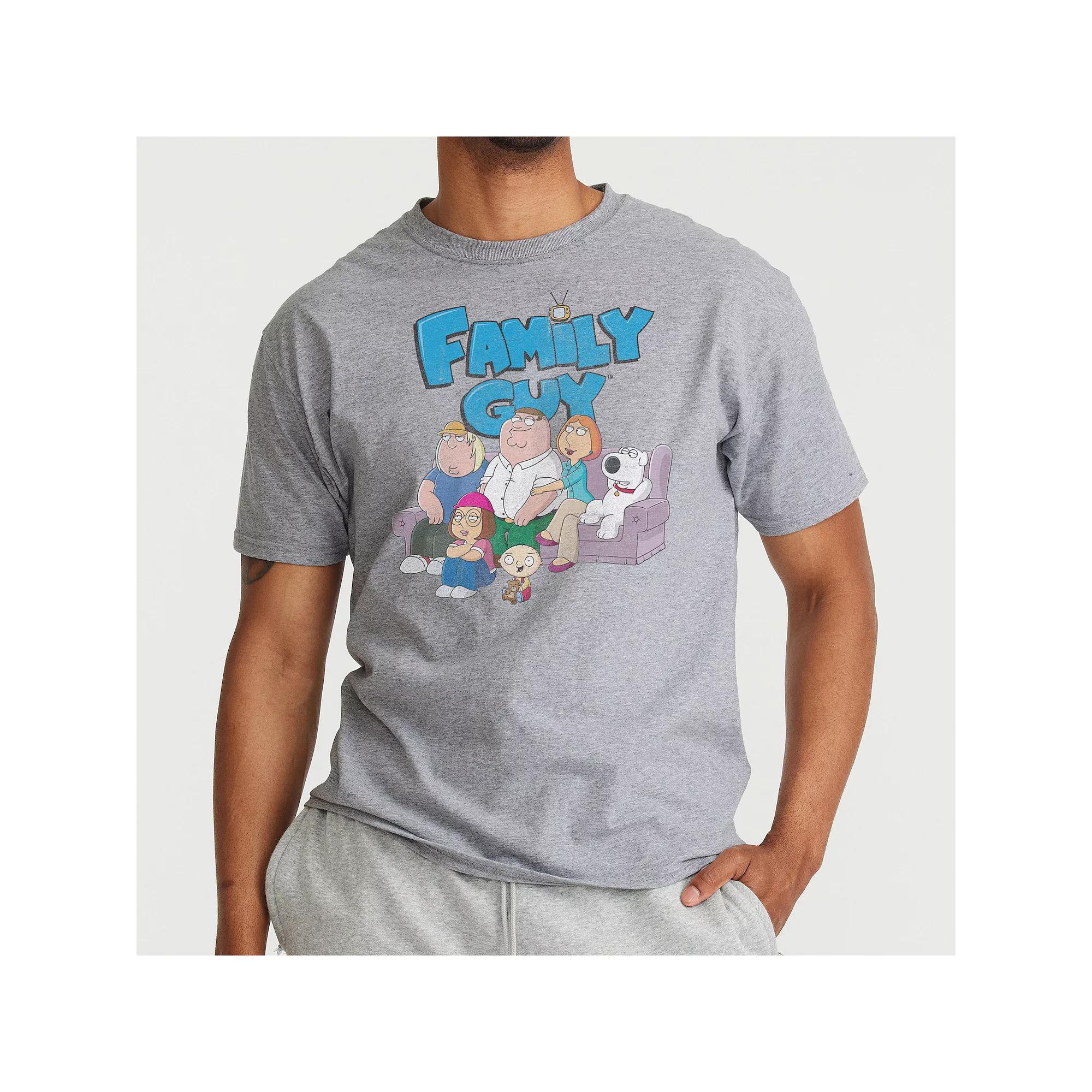 Men's Family Guy Logo and Characters Graphic Tee,  Product Image