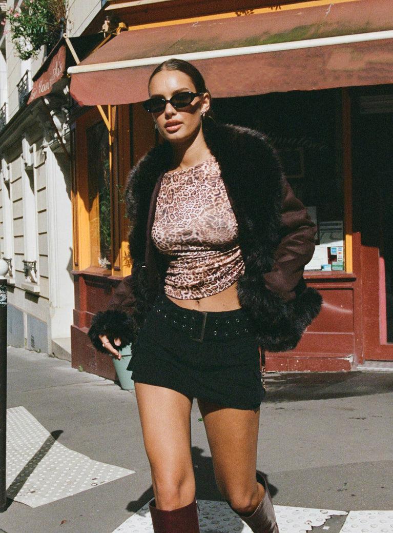 Iconic Cargo Mini Skirt Black Product Image