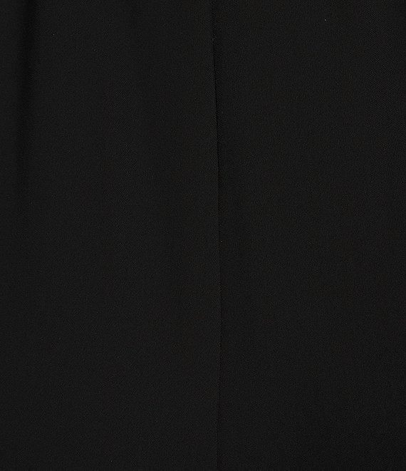 Caroline Rose Plus Size Matte Crepe Pull-On Straight Leg Pants Product Image