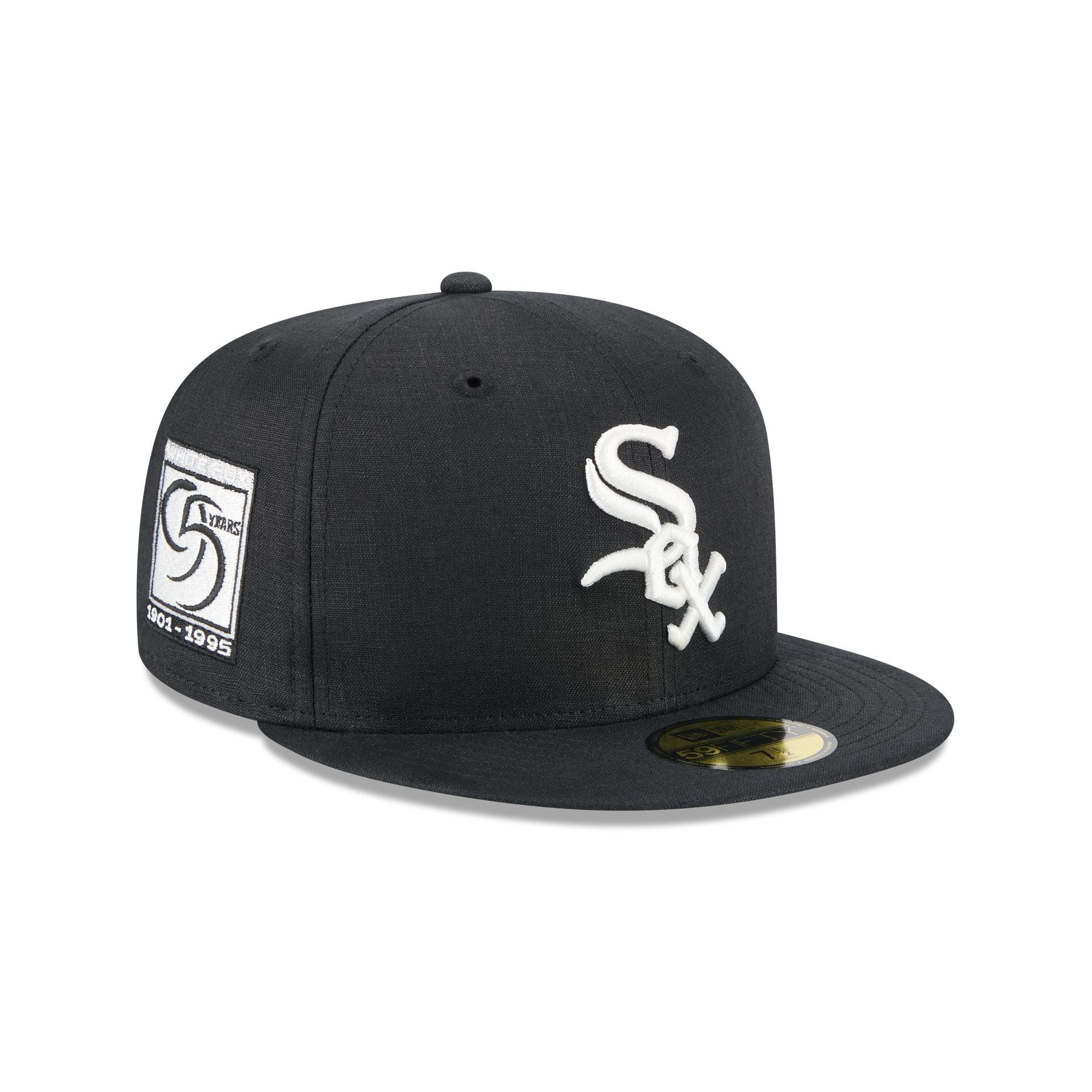 Team Linen Chicago White Sox 59FIFTY Fitted Hat Male Product Image