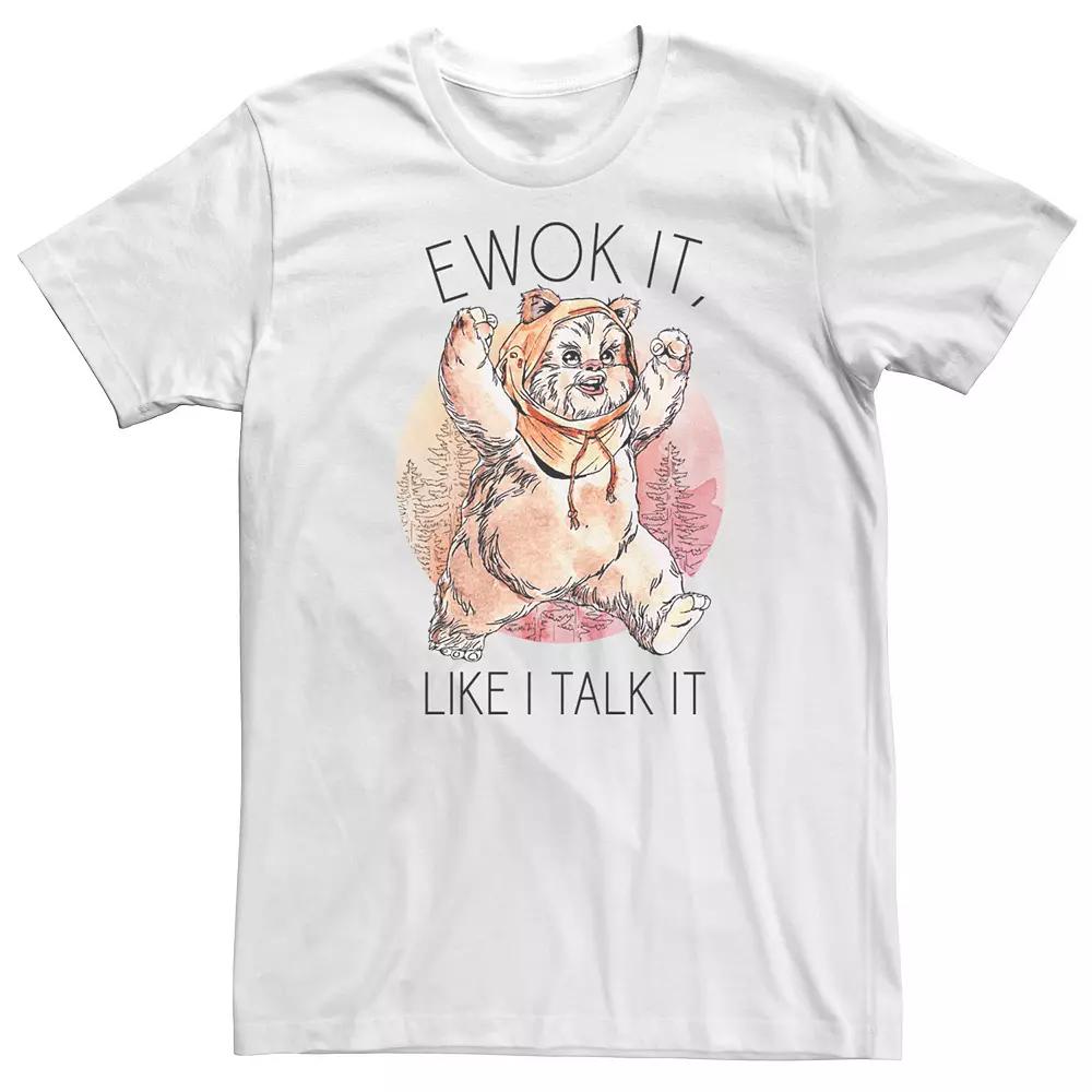 Men's Star Wars Ewok It Like I Talk It Sketched Graphic Tee,  Product Image