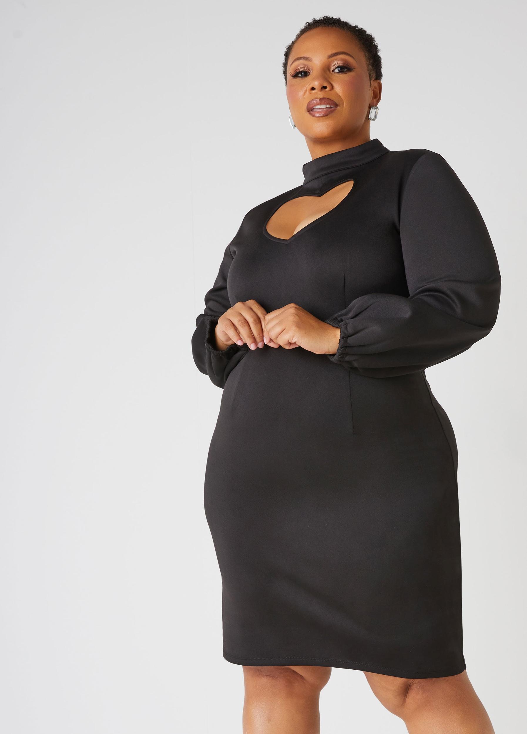 Heart Cutout Bodycon Dress Product Image