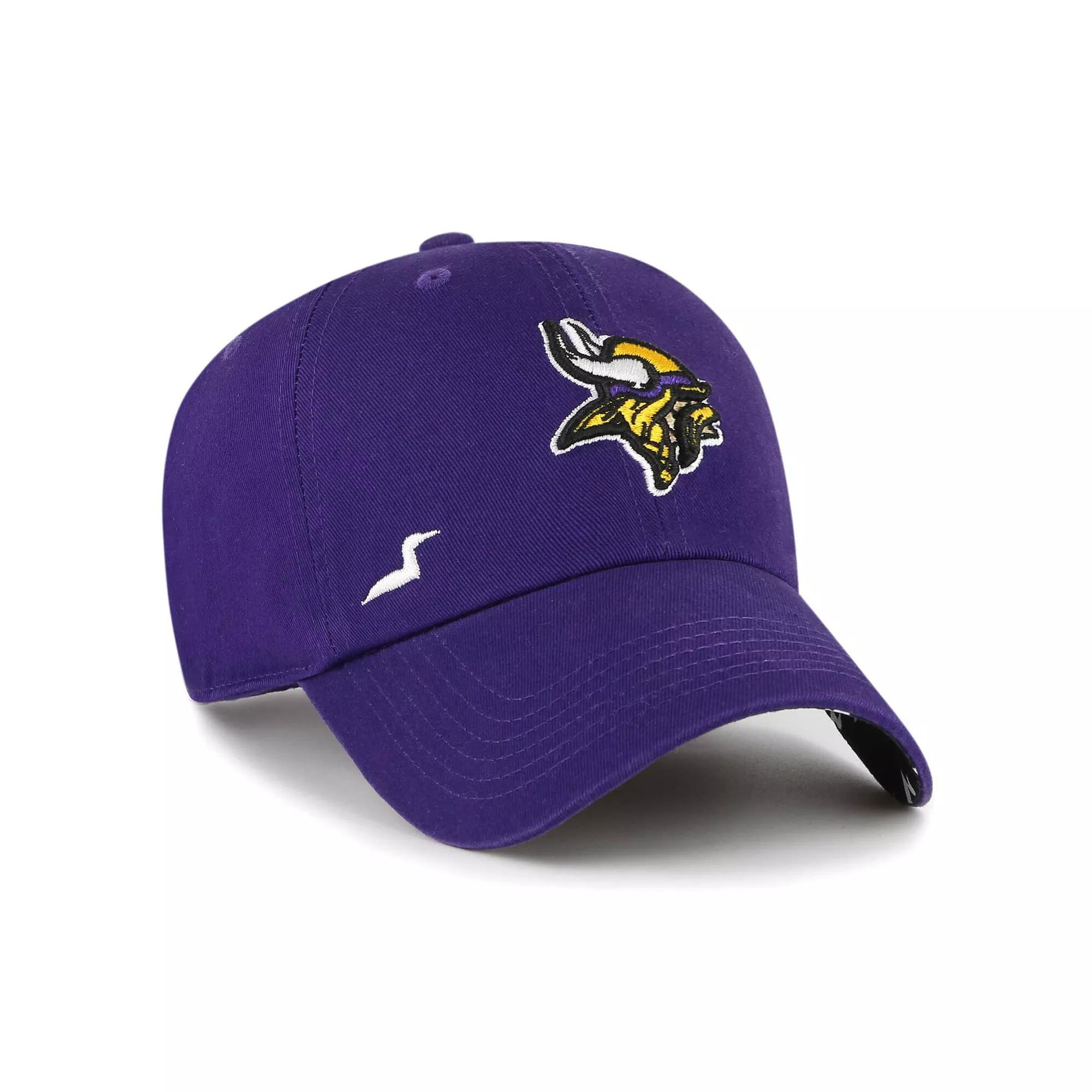 Women's '47 Purple Minnesota Vikings Confetti Icon Clean Up Adjustable Hat Product Image