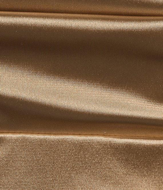 B. Darlin Cowl Neck Spaghetti Strap Side Shirred Dress Product Image