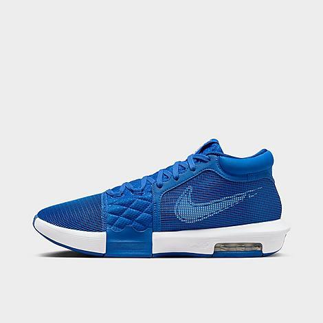 Nike Mens LeBron Witness 8 TB Basketball Shoes in Game Royal/White Product Image