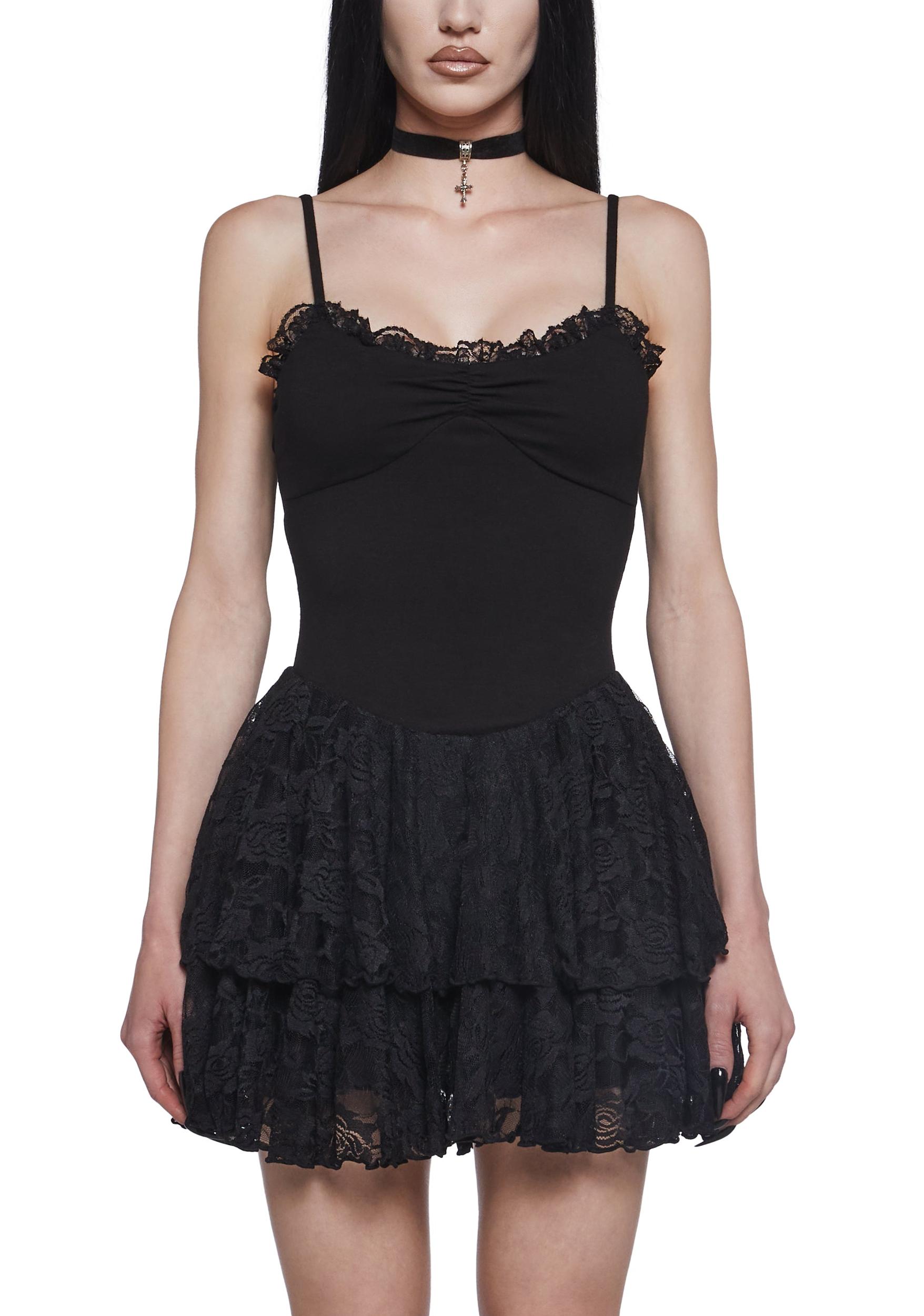 Captivating Horror Mini Dress Product Image