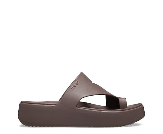 Crocs Womens Getaway Platform Toe Loop Sandal Product Image