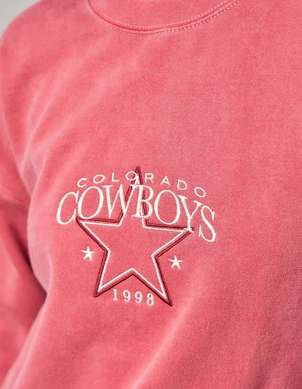 BDG Urban Outfitters Colorado Cowboys Womens Crewneck Sweatshirt - RED Product Image