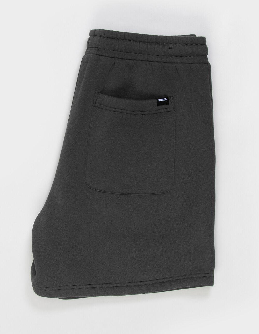 RSQ Mens Loose Sweat Shorts - WASHED BLACK Product Image