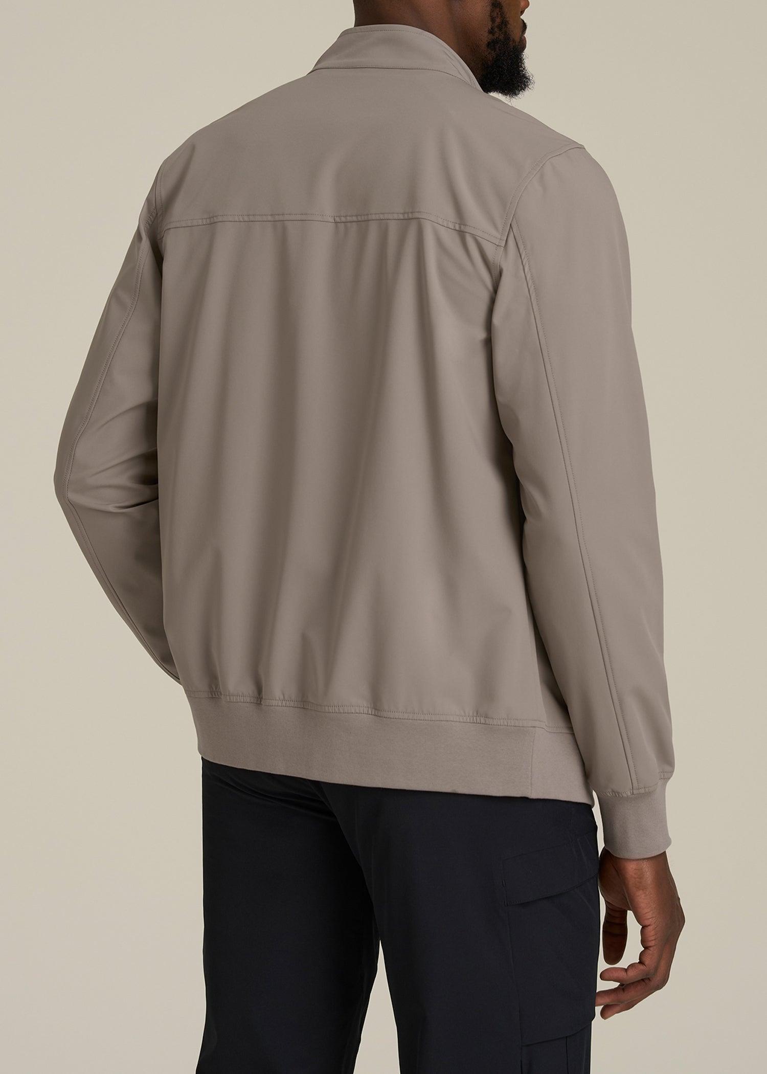 Motion Bomber Jacket for Tall Men in Portobello Product Image