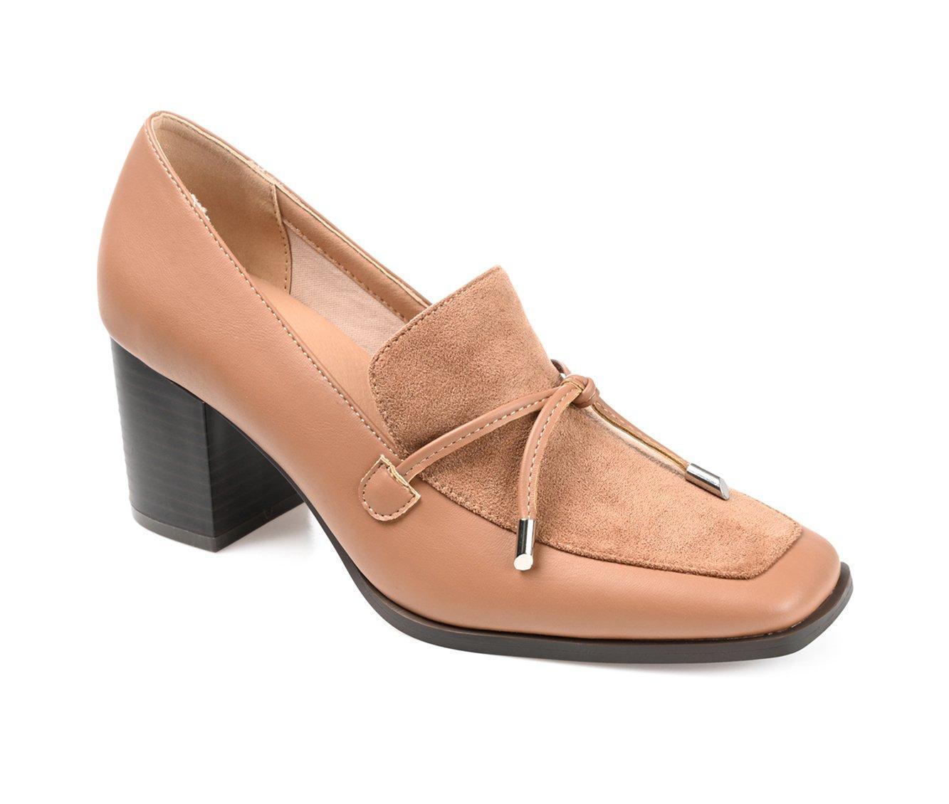 Women's Journee Collection Crawford Heeled Loafers Product Image
