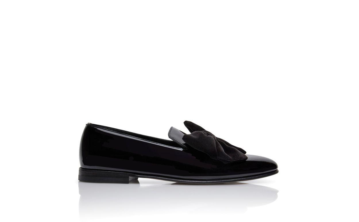 JANSER Black Patent Leather Loafers Product Image