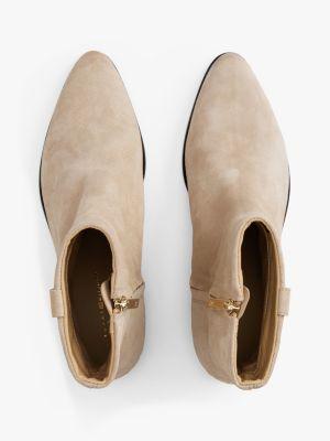 Suede Zip Ankle Boot Product Image