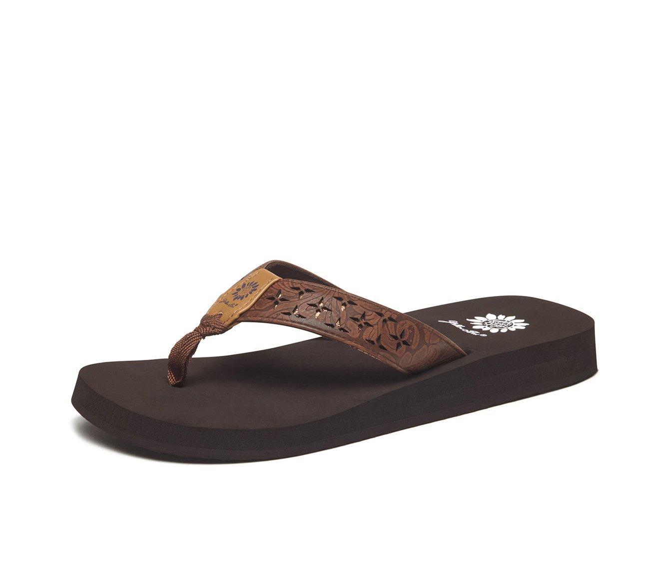 Women's Yellow Box Benji Flip-Flops Product Image