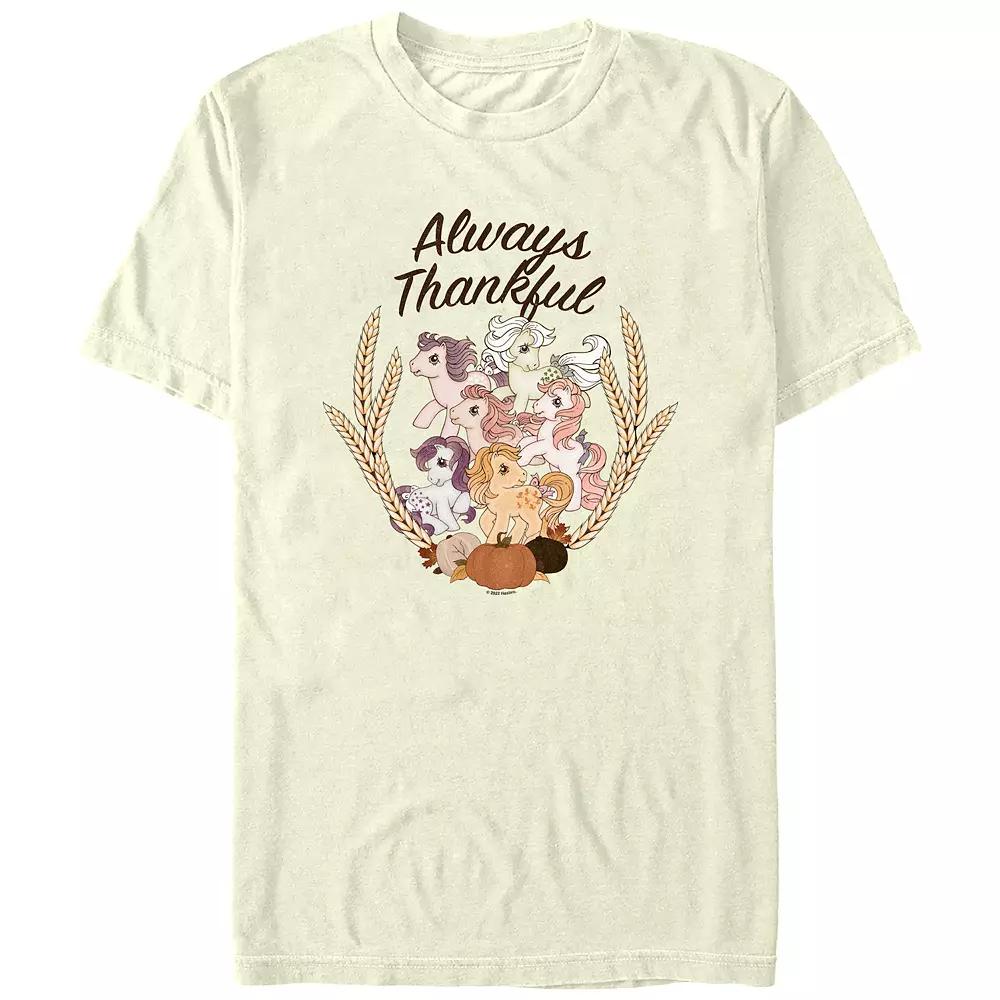 Men's My Little Pony Always Thankful Graphic Tee, Size: Medium, Natural Product Image