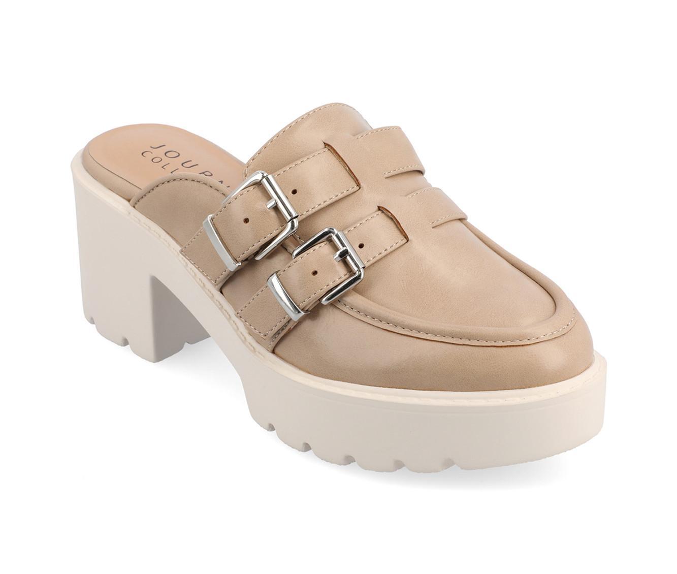 Women's Journee Collection Brydie Platform Heeled Mules Product Image