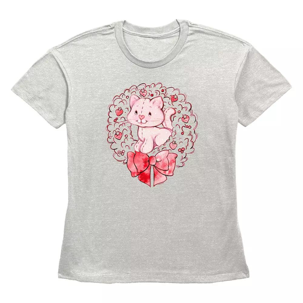 Women's Strawberry Shortcake Custard Wreath Graphic Tee,  Product Image