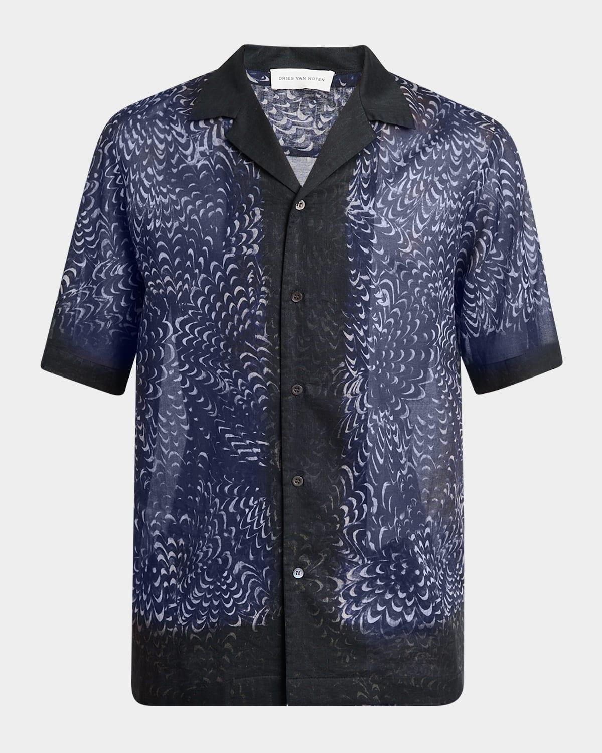 Men's Carltone Semi-Sheer Camp Shirt Product Image