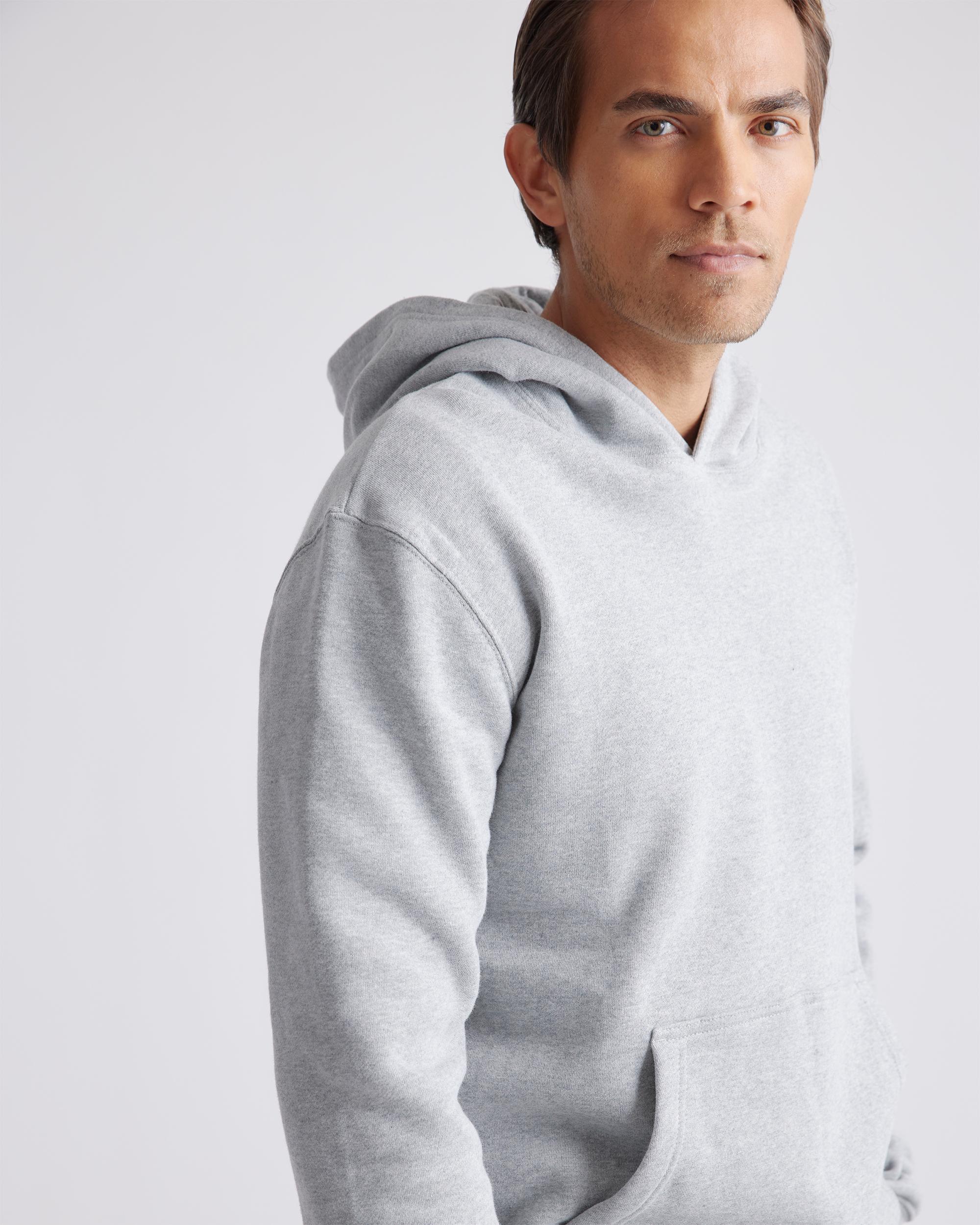 Quince | Men's Organic Heavyweight Fleece Hoodie Organic Cotton Product Image