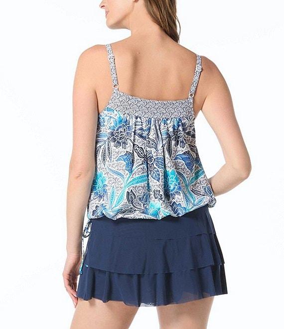 Beach House Paloma Beach Cadence Layered Ruffle Pull-On Swim Skort Product Image