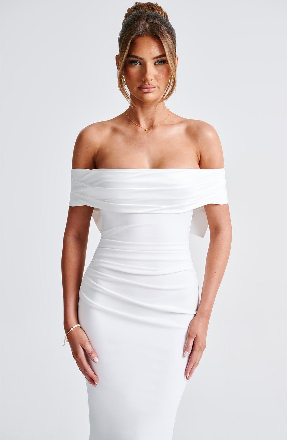 Joanna Maxi Dress - Ivory Product Image