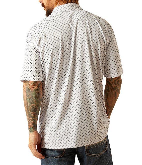 Ariat Allover Printed Short Sleeve Polo Shirt Product Image