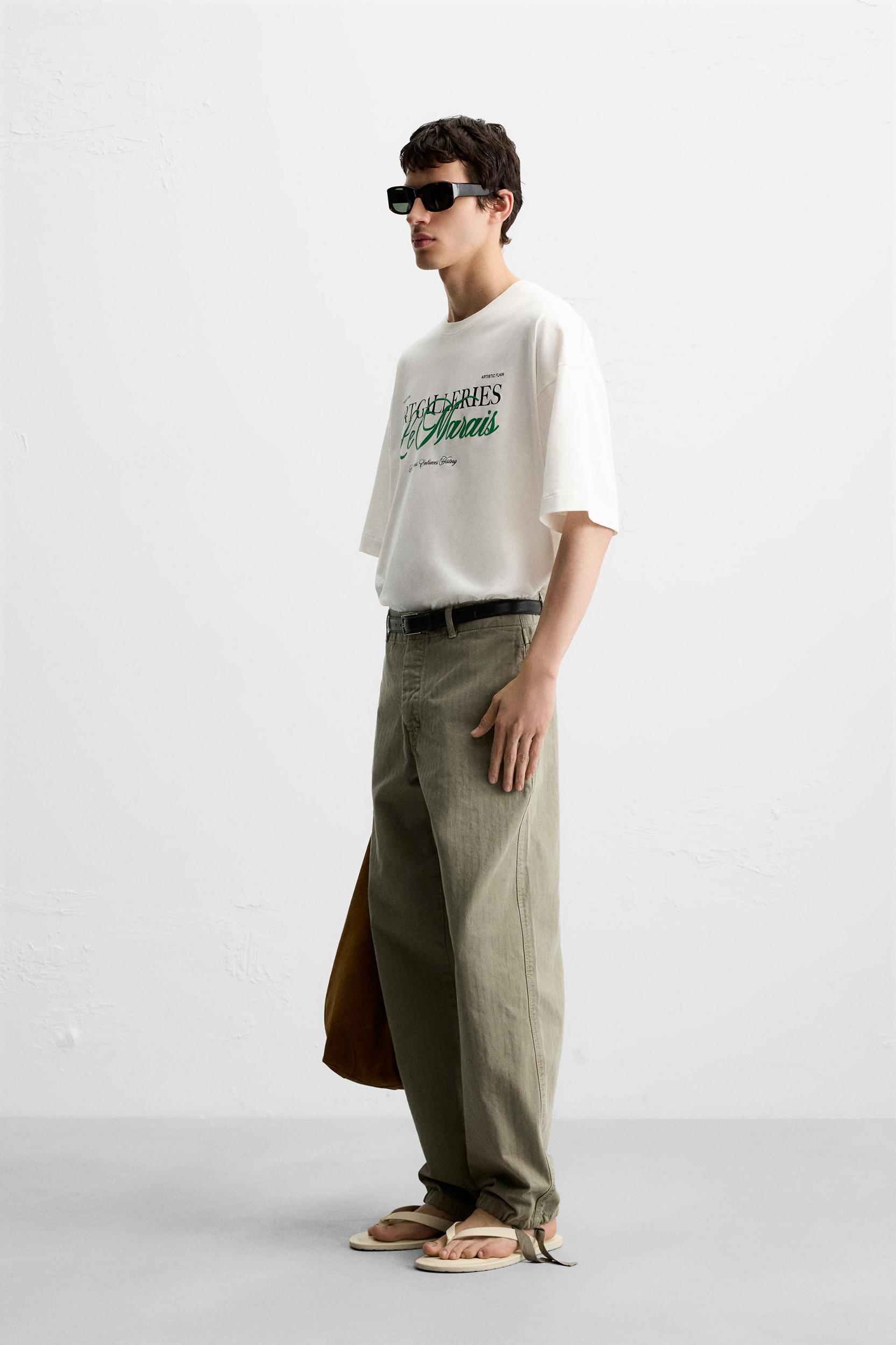 PRINTED TEXT T-SHIRT Product Image